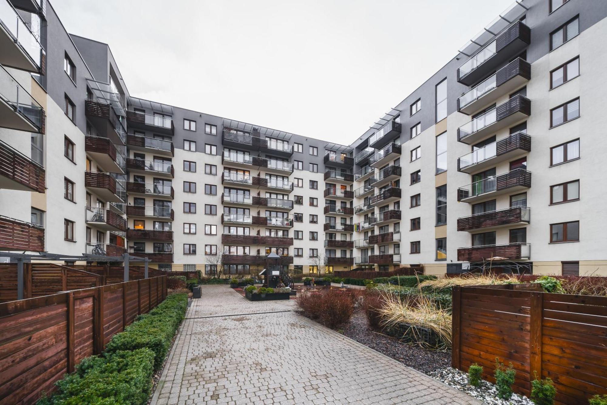 Apartament Z Tarasem Oraz Podziemnym Parkingiem Cracóvia Exterior foto
