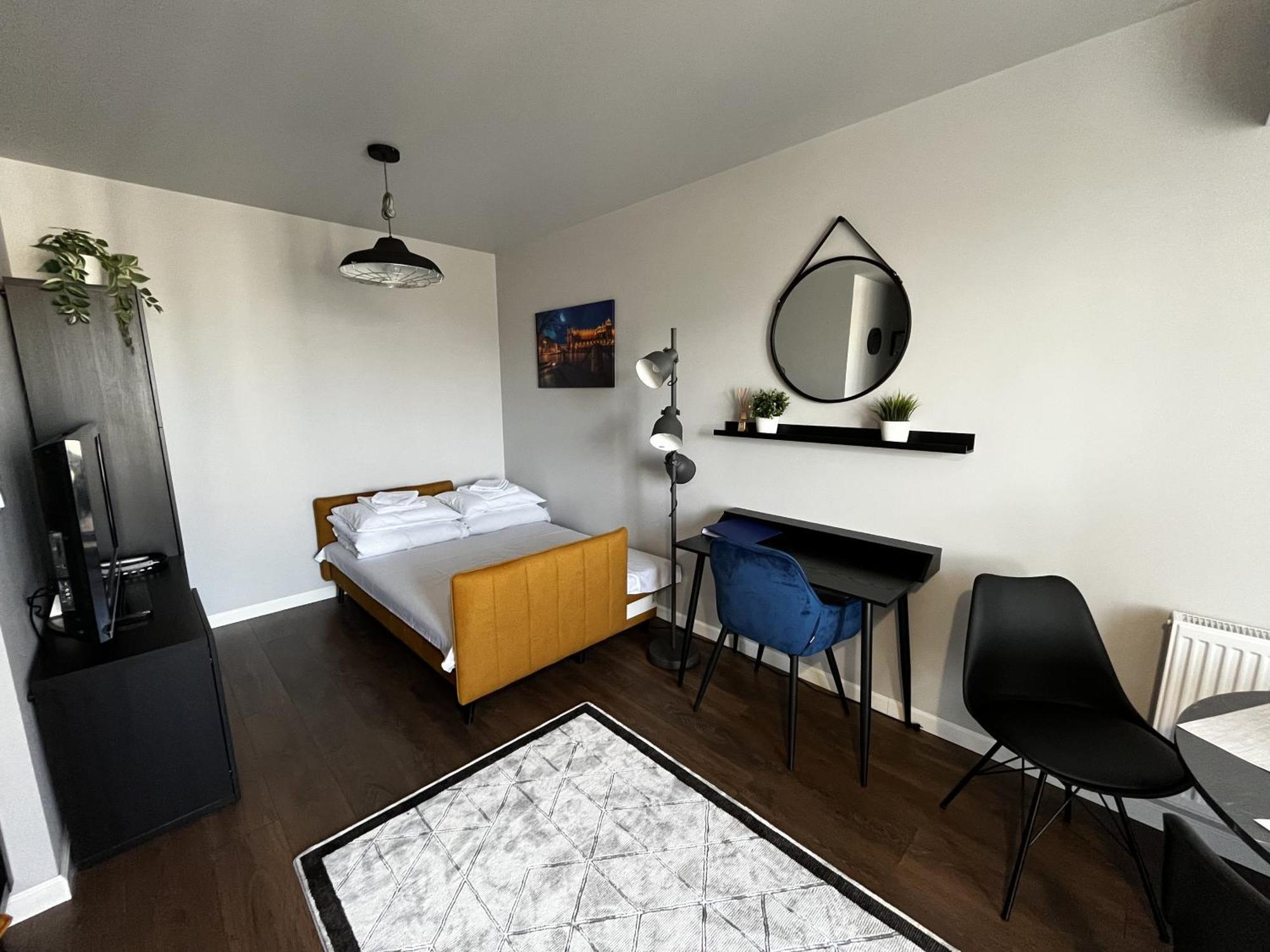 Apartament Z Tarasem Oraz Podziemnym Parkingiem Cracóvia Exterior foto